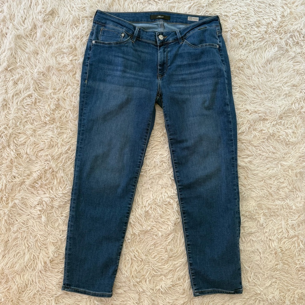 Mavi Emma Petite Slim Boyfriend Jeans Size 30P Medium Wash Stretch Denim